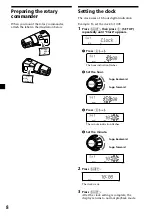 Preview for 8 page of Sony MDX-C7970 Operating Instructions Manual