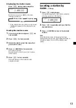 Preview for 13 page of Sony MDX-C7970 Operating Instructions Manual