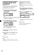 Предварительный просмотр 24 страницы Sony MDX-C7970R Operating Instructions Manual