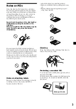 Предварительный просмотр 3 страницы Sony MDX-C800REC Operating Instructions Manual