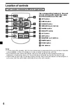 Предварительный просмотр 6 страницы Sony MDX-C800REC Operating Instructions Manual