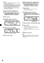 Предварительный просмотр 14 страницы Sony MDX-C800REC Operating Instructions Manual