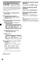 Предварительный просмотр 38 страницы Sony MDX-C800REC Operating Instructions Manual