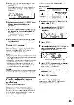 Предварительный просмотр 77 страницы Sony MDX-C800REC Operating Instructions Manual