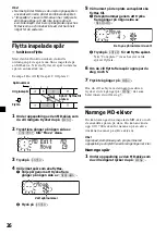 Предварительный просмотр 130 страницы Sony MDX-C800REC Operating Instructions Manual