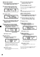 Предварительный просмотр 132 страницы Sony MDX-C800REC Operating Instructions Manual