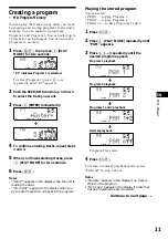 Preview for 11 page of Sony MDX-C8900 Operating Instructions Manual