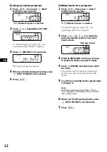 Preview for 12 page of Sony MDX-C8900 Operating Instructions Manual