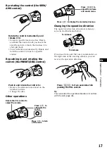 Preview for 17 page of Sony MDX-C8900 Operating Instructions Manual