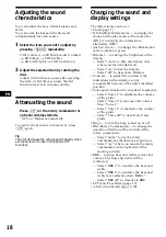 Preview for 18 page of Sony MDX-C8900 Operating Instructions Manual