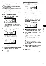 Preview for 23 page of Sony MDX-C8900 Operating Instructions Manual