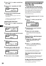 Preview for 28 page of Sony MDX-C8900 Operating Instructions Manual