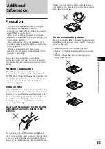 Preview for 35 page of Sony MDX-C8900 Operating Instructions Manual