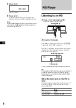 Предварительный просмотр 8 страницы Sony MDX-C8900R Operating Instructions Manual