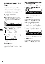 Предварительный просмотр 102 страницы Sony MDX-C8900R Operating Instructions Manual