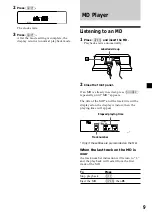 Предварительный просмотр 9 страницы Sony MDX-C8970R Operating Instructions Manual