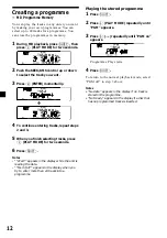 Preview for 12 page of Sony MDX-C8970R Operating Instructions Manual