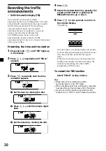 Предварительный просмотр 20 страницы Sony MDX-C8970R Operating Instructions Manual