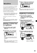 Предварительный просмотр 23 страницы Sony MDX-C8970R Operating Instructions Manual