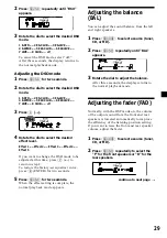 Предварительный просмотр 29 страницы Sony MDX-C8970R Operating Instructions Manual