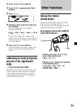 Preview for 31 page of Sony MDX-C8970R Operating Instructions Manual