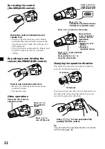 Предварительный просмотр 32 страницы Sony MDX-C8970R Operating Instructions Manual