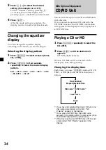 Preview for 34 page of Sony MDX-C8970R Operating Instructions Manual