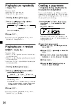 Preview for 36 page of Sony MDX-C8970R Operating Instructions Manual