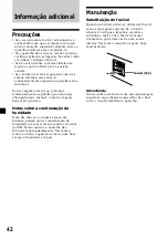 Preview for 134 page of Sony MDX-C8970R Operating Instructions Manual