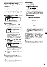 Preview for 177 page of Sony MDX-C8970R Operating Instructions Manual