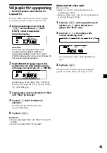 Preview for 179 page of Sony MDX-C8970R Operating Instructions Manual