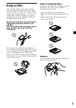 Preview for 3 page of Sony MDX-CA580 Operating Instructions Manual