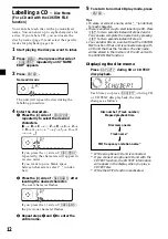 Preview for 12 page of Sony MDX-CA580 Operating Instructions Manual