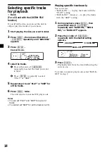 Preview for 14 page of Sony MDX-CA580 Operating Instructions Manual