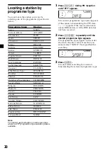 Preview for 20 page of Sony MDX-CA580 Operating Instructions Manual