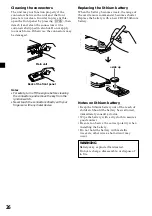 Preview for 26 page of Sony MDX-CA580 Operating Instructions Manual