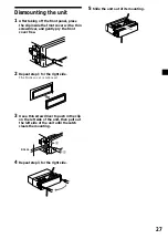 Preview for 27 page of Sony MDX-CA580 Operating Instructions Manual