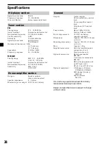 Preview for 28 page of Sony MDX-CA580 Operating Instructions Manual