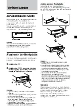 Preview for 37 page of Sony MDX-CA580 Operating Instructions Manual