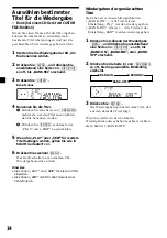 Preview for 44 page of Sony MDX-CA580 Operating Instructions Manual