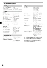 Preview for 58 page of Sony MDX-CA580 Operating Instructions Manual