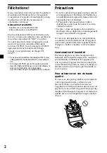 Preview for 62 page of Sony MDX-CA580 Operating Instructions Manual