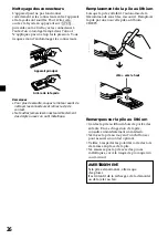 Preview for 86 page of Sony MDX-CA580 Operating Instructions Manual