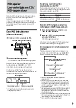 Preview for 129 page of Sony MDX-CA580 Operating Instructions Manual