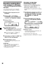 Preview for 134 page of Sony MDX-CA580 Operating Instructions Manual