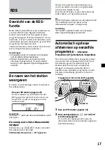 Preview for 137 page of Sony MDX-CA580 Operating Instructions Manual