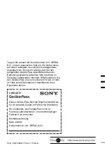 Preview for 152 page of Sony MDX-CA580 Operating Instructions Manual