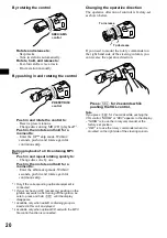 Предварительный просмотр 20 страницы Sony MDX-CA790X Operating Instructions Manual