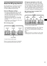 Предварительный просмотр 7 страницы Sony MDX-F5800 Operating Instructions Manual