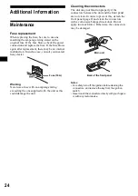 Предварительный просмотр 24 страницы Sony MDX-F5800 Operating Instructions Manual